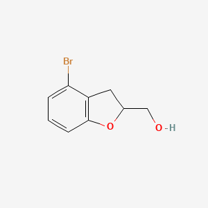 molecular formula C9H9BrO2 B1646702 (4-Bromo-2,3-dihydrobenzofuran-2-yl)methanol 