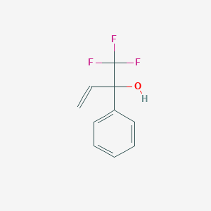 molecular formula C10H9F3O B164672 1,1,1-Trifluoro-2-phenylbut-3-en-2-ol CAS No. 134418-70-5