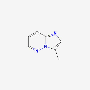 molecular formula C7H7N3 B1646735 3-Methylimidazo[1,2-b]pyridazine 