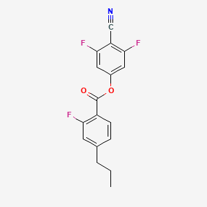 Benzoic acid, 2-fluoro-4-propyl-, 4-cyano-3,5-difluorophenyl ester