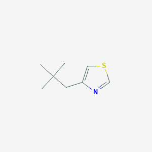 Thiazole, 4-(2,2-dimethylpropyl)-
