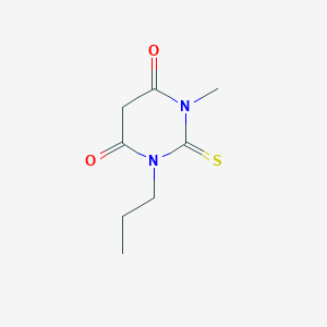 1-Methyl-3-propyl-2-sulfanylidene-1,3-diazinane-4,6-dione