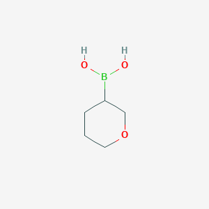 molecular formula C5H11BO3 B1646805 Tetrahydropyran-3-boronic acid 