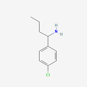 molecular formula C10H14ClN B1646809 1-(4-Chlorophenyl)butan-1-amine 