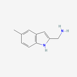 molecular formula C10H12N2 B1646878 (5-methyl-1H-indol-2-yl)methanamine CAS No. 883535-97-5