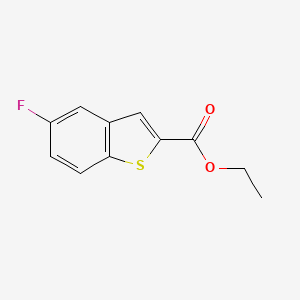 molecular formula C11H9FO2S B1646895 Ethyl 5-fluorobenzo[b]thiophene-2-carboxylate CAS No. 13771-69-2