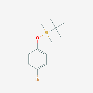 molecular formula C12H19BrOSi B016469 (4-Bromophenoxy)(tert-butyl)dimethylsilane CAS No. 67963-68-2