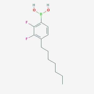 molecular formula C13H19BF2O2 B164691 (2,3-Difluoro-4-heptylphenyl)boronic acid CAS No. 126334-37-0