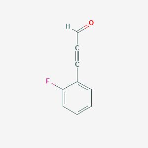 molecular formula C9H5FO B1646947 3-(2-Fluorophenyl)prop-2-ynal 