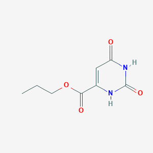 molecular formula C8H10N2O4 B1646965 1,2,3,6-Tetrahydro-2,6-dioxo-4-pyrimidinecarboxylic acid propyl ester 
