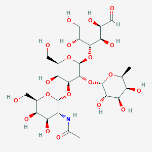 molecular formula C26H45NO20 B164704 A-Tetrasaccharide CAS No. 59957-92-5