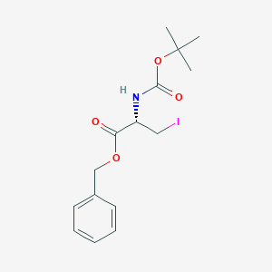 molecular formula C15H20INO4 B164712 Boc-beta-iodo-D-Ala-OBzl CAS No. 125942-79-2