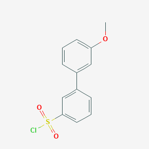 molecular formula C13H11ClO3S B1647133 3'-Methoxy-biphenyl-3-sulfonyl chloride 