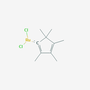 Dichlororuthenium;1,2,3,5,5-pentamethylcyclopenta-1,3-diene