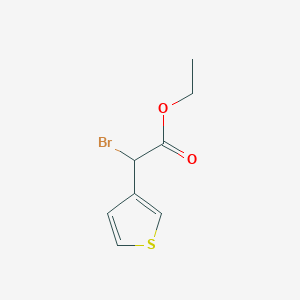 Ethyl 2-bromo-2-(thiophen-3-yl)acetate