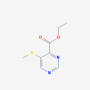 Ethyl 5-methylsulfanylpyrimidine-4-carboxylate
