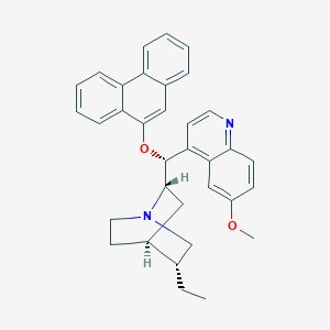 molecular formula C34H34N2O2 B164721 Hydroquinine 9-phenanthryl ether CAS No. 135096-78-5
