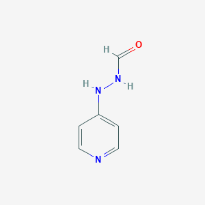 molecular formula C6H7N3O B164723 Hydrazinecarboxaldehyde, 2-(4-pyridinyl)-(9CI) CAS No. 131052-48-7