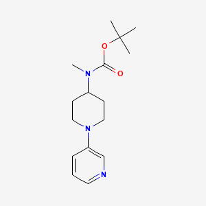 molecular formula C16H25N3O2 B1647235 Tert-butyl methyl(1-(pyridin-3-yl)piperidin-4-yl)carbamate 