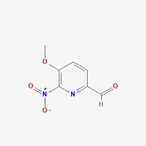 5-Methoxy-6-nitropicolinaldehyde
