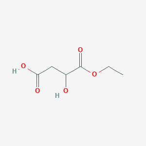 molecular formula C6H10O5 B1647252 Butanedioic acid, 2-hydroxy-, 1-ethyl ester 
