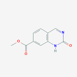 molecular formula C10H8N2O3 B1647275 Methyl 2-oxo-1,2-dihydroquinazoline-7-carboxylate 