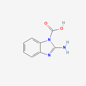 molecular formula C8H7N3O2 B1647277 2-Aminobenzimidazole-1-carboxylic acid 