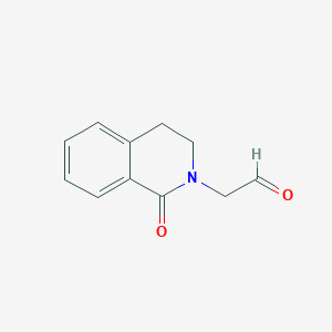 molecular formula C11H11NO2 B1647281 3,4-dihydro-1-oxo-2(1H)-Isoquinolineacetaldehyde 