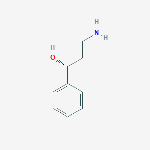 molecular formula C9H13NO B164730 (R)-3-Amino-1-phenyl-propan-1-OL CAS No. 138750-31-9