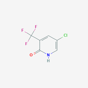 molecular formula C6H3ClF3NO B164736 5-Chloro-3-(trifluoromethyl)pyridin-2-ol CAS No. 1214342-70-7