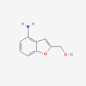 molecular formula C9H9NO2 B1647399 (4-Aminobenzofuran-2-yl)methanol 