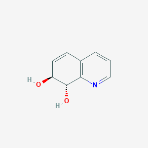 molecular formula C9H9NO2 B164743 trans-7,8-Dihydroxy-7,8-dihydroquinoline CAS No. 130536-40-2