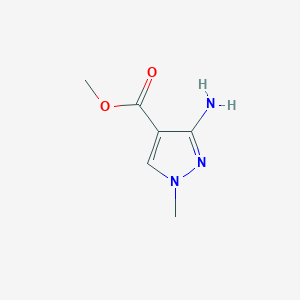molecular formula C6H9N3O2 B1647466 methyl 3-amino-1-methyl-1H-pyrazole-4-carboxylate CAS No. 64182-19-0