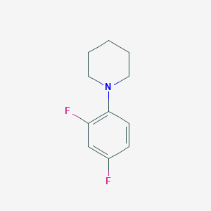 molecular formula C11H13F2N B164754 1-(2,4-Difluorophenyl)piperidine CAS No. 1345471-75-1