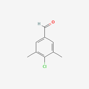 molecular formula C9H9ClO B1647551 4-Chloro-3,5-dimethylbenzaldehyde CAS No. 51719-64-3