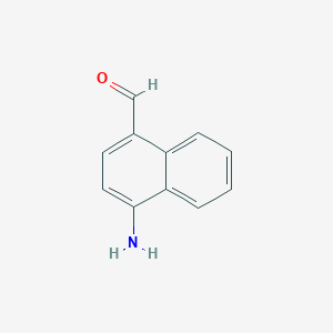 molecular formula C11H9NO B1647561 4-Amino-1-naphthaldehyde 