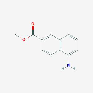 molecular formula C12H11NO2 B1647612 Methyl 5-amino-2-naphthoate 