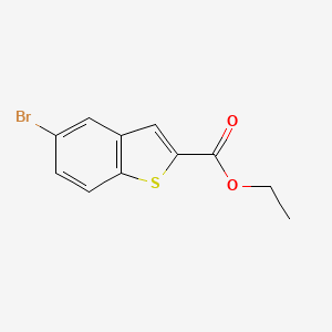 molecular formula C11H9BrO2S B1647644 Ethyl 5-bromo-1-benzothiophene-2-carboxylate CAS No. 13771-68-1