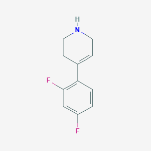 4-(2,4-Difluorophenyl)-1,2,3,6-tetrahydropyridine