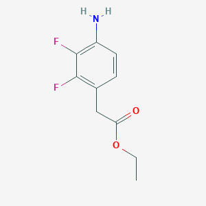 4-Amino-2,3-difluorobenzene acetic acid ethyl ester