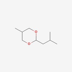 1,3-Dioxane, 5-methyl-2-(2-methylpropyl)-, cis-