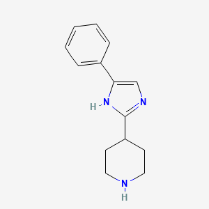4-(4-phenyl-1H-imidazol-2-yl)piperidine