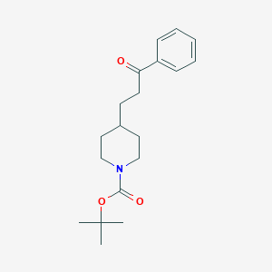 1-Boc-4-(3-Oxo-3-phenylpropyl)piperidine