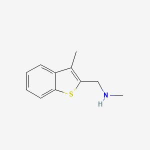 N-methyl(3-methylbenzo[b]thiophen-2-yl)methanamine