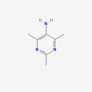 molecular formula C7H11N3 B1647759 2,4,6-Trimethylpyrimidin-5-amine 
