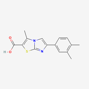 6-(3,4-Dimethylphenyl)-3-methylimidazo[2,1-B]thiazole-2-carboxylic acid