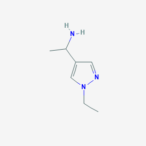 1-(1-ethyl-1H-pyrazol-4-yl)ethanamine