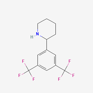 (S)-2-(3,5-Bis(trifluoromethyl)phenyl)piperidine