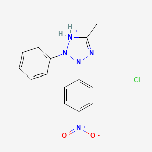 molecular formula C14H14ClN5O2 B1647787 3-(4-Nitrophenyl)-5-methyl-2-phenyltetrazolium Chloride 