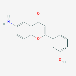 6-Amino-2-(3-hydroxyphenyl)chromen-4-one